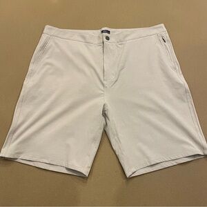 Johnnie-O Dawn 2 Dusk Shorts Light Khaki Size 40 New with Tags